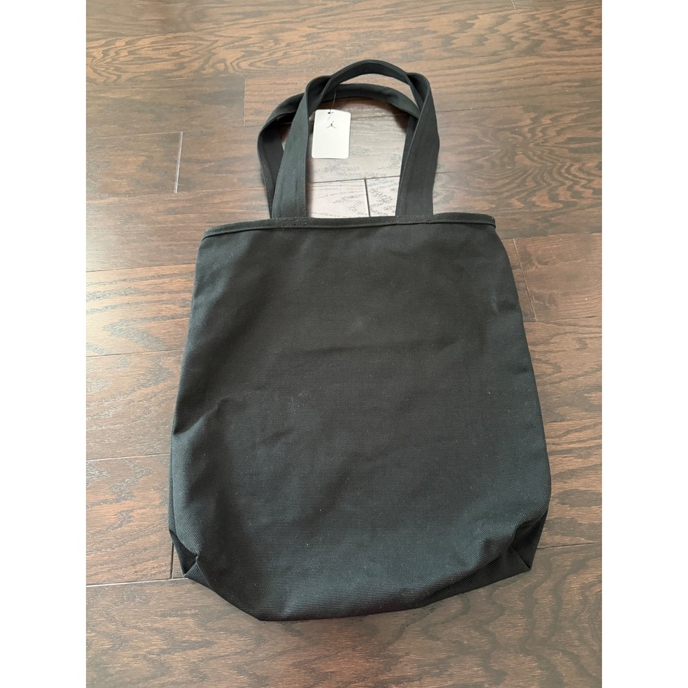 Jordan Jumpman Canvas Tote Bag Black White Logo MA9222-023 New - Picture 7 of 9